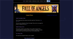 Desktop Screenshot of fallofangelsgame.com