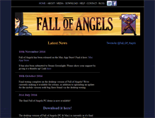 Tablet Screenshot of fallofangelsgame.com